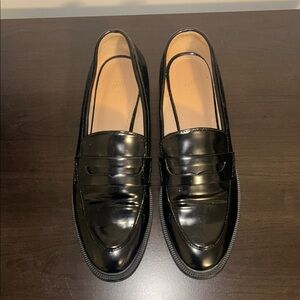 H&M Shiny Black Loafers